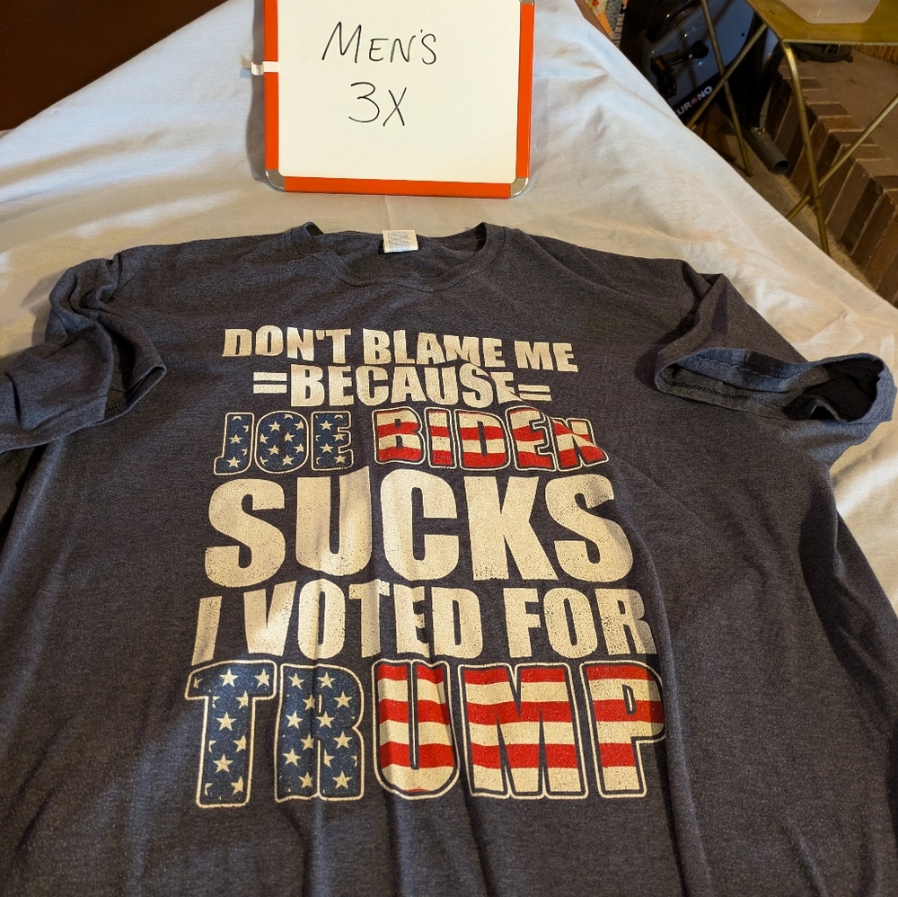 Men's 3X political t-shirt